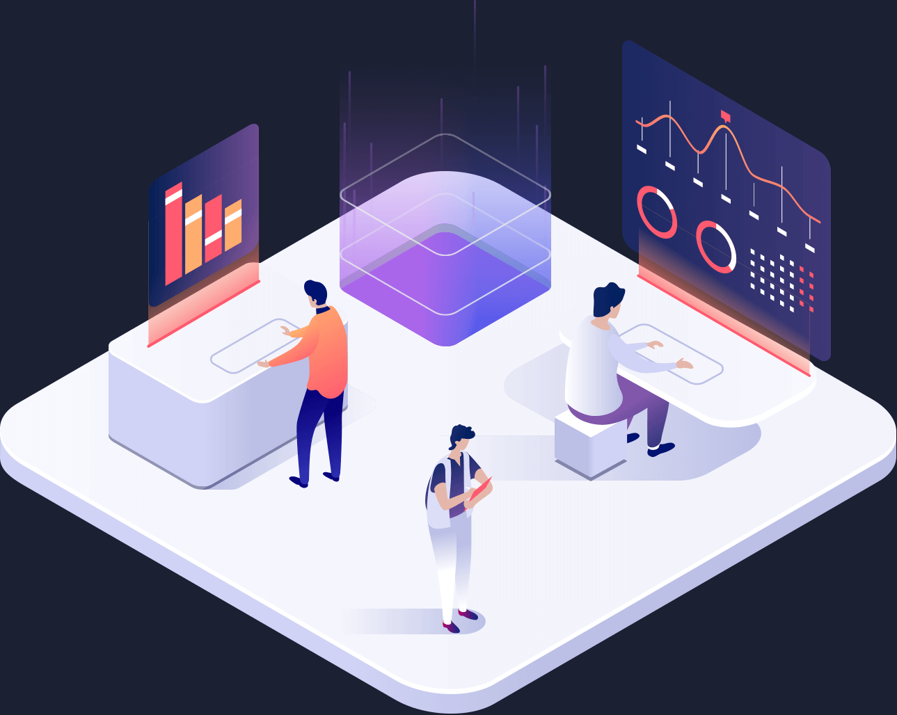 Technical IT Support illustration at Q2Q HQ Lancaster, Lancashire and the North West