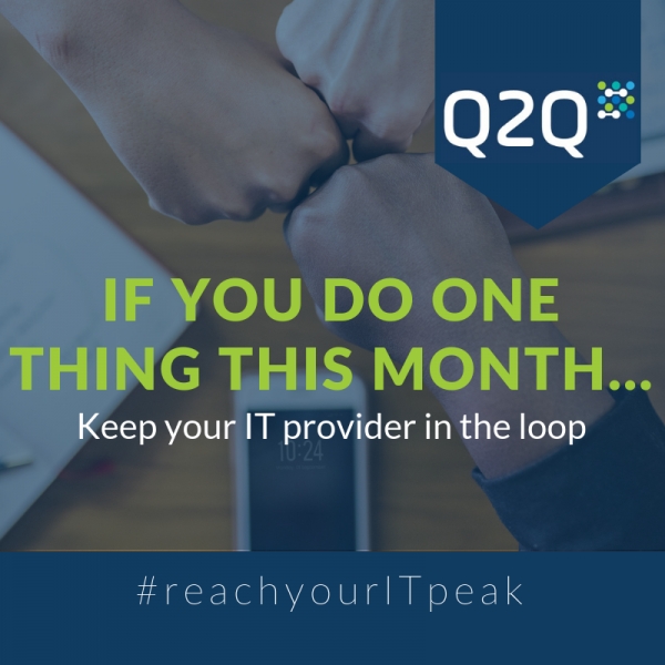 Q2Q IT technical Managed IT support reach your IT peak at Q2Q HQ Lancaster, Lancashire and the North West