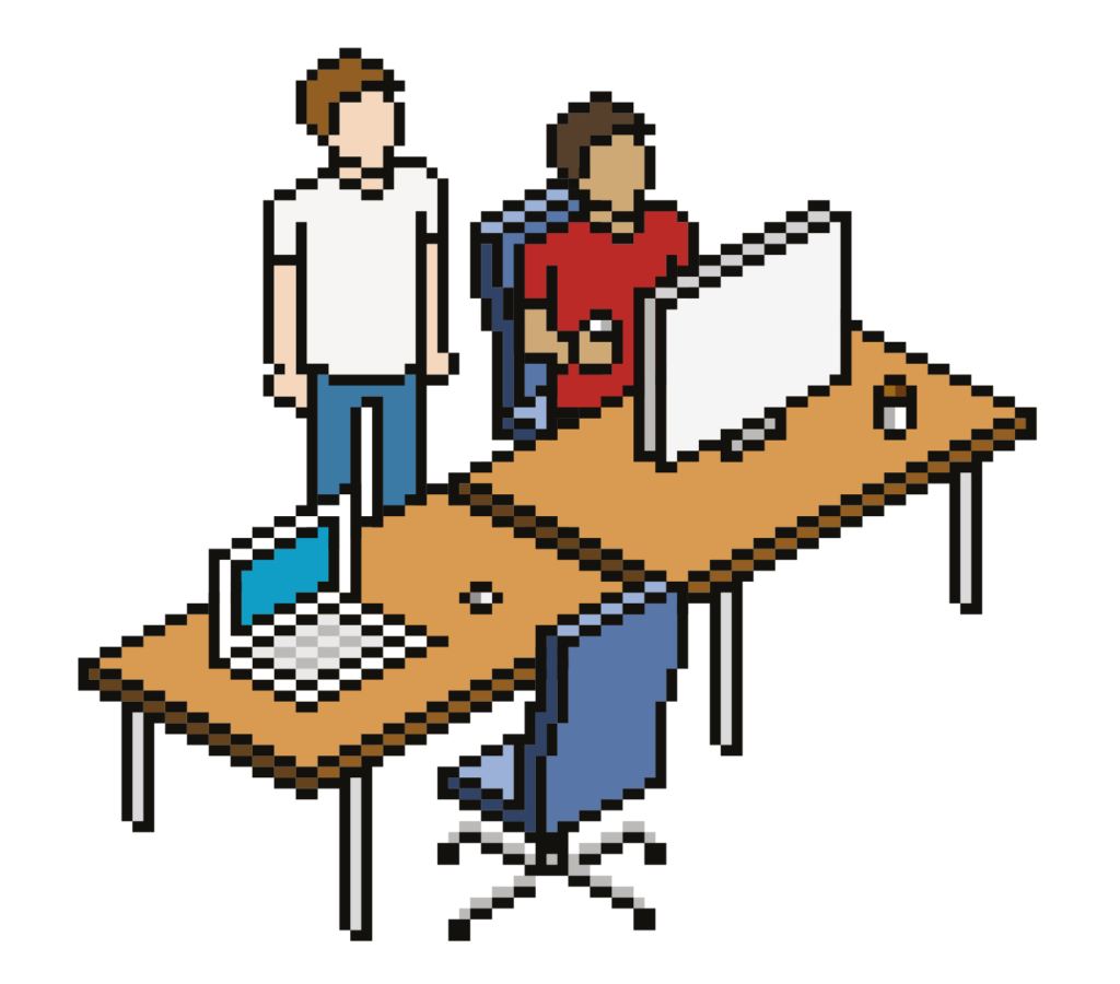 Technical IT Support illustration at Q2Q HQ Lancaster, Lancashire and the North West